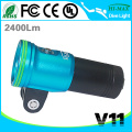 2015 wholesale led wide angle underwater scuba diving video torch light